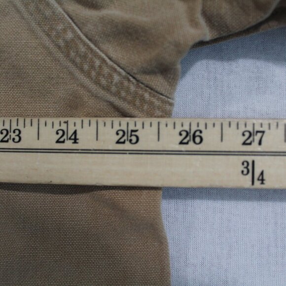Carhartt Tan Men's Shirt Long Sleeve Rugged  Outwear Construction Size XL - Picture 4 of 9